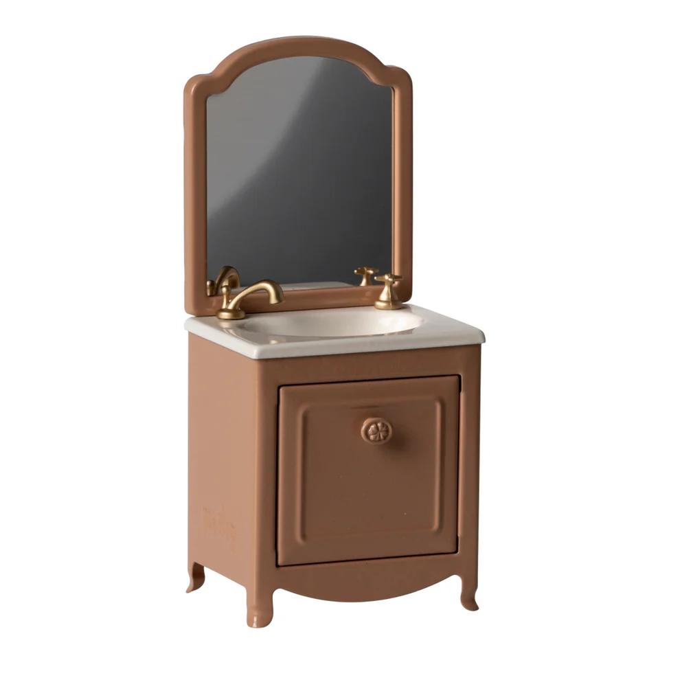 Maileg Sink Dresser Mouse Dark Powder Maileg Sink Dresser Mouse Dark Powder