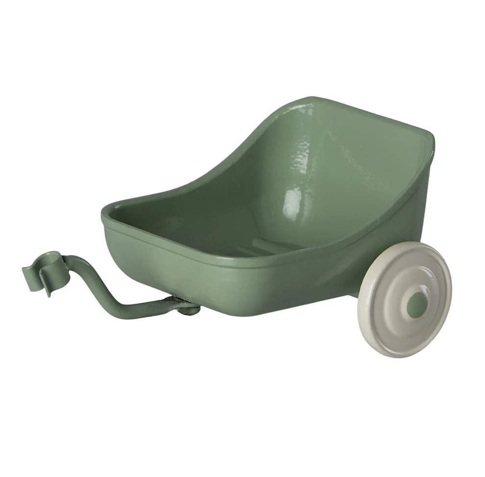 Maileg Tricycle Trailer Mouse Green Maileg Tricycle Trailer Mouse Green