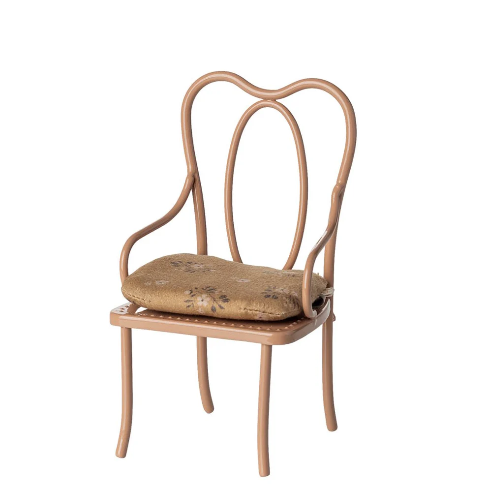 Maileg Vintage Chair Mini Dark Powder Maileg Vintage Chair Mini Dark Powder