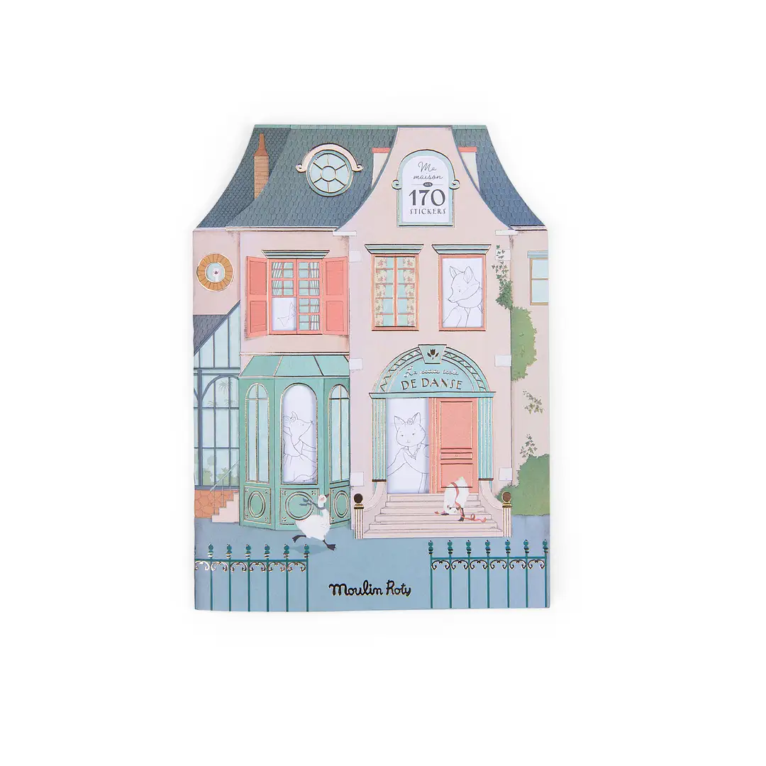 Moulin Roty Ecole de Danse Colouring Book with Stickers Moulin Roty Ecole de Danse Colouring Book with Stickers