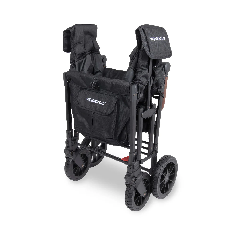 W4 Luxe Pro Stroller Wagon - Jet Black1 Wonderfold W4 Luxe Pro Stroller Wagon Jet Black - Image 4