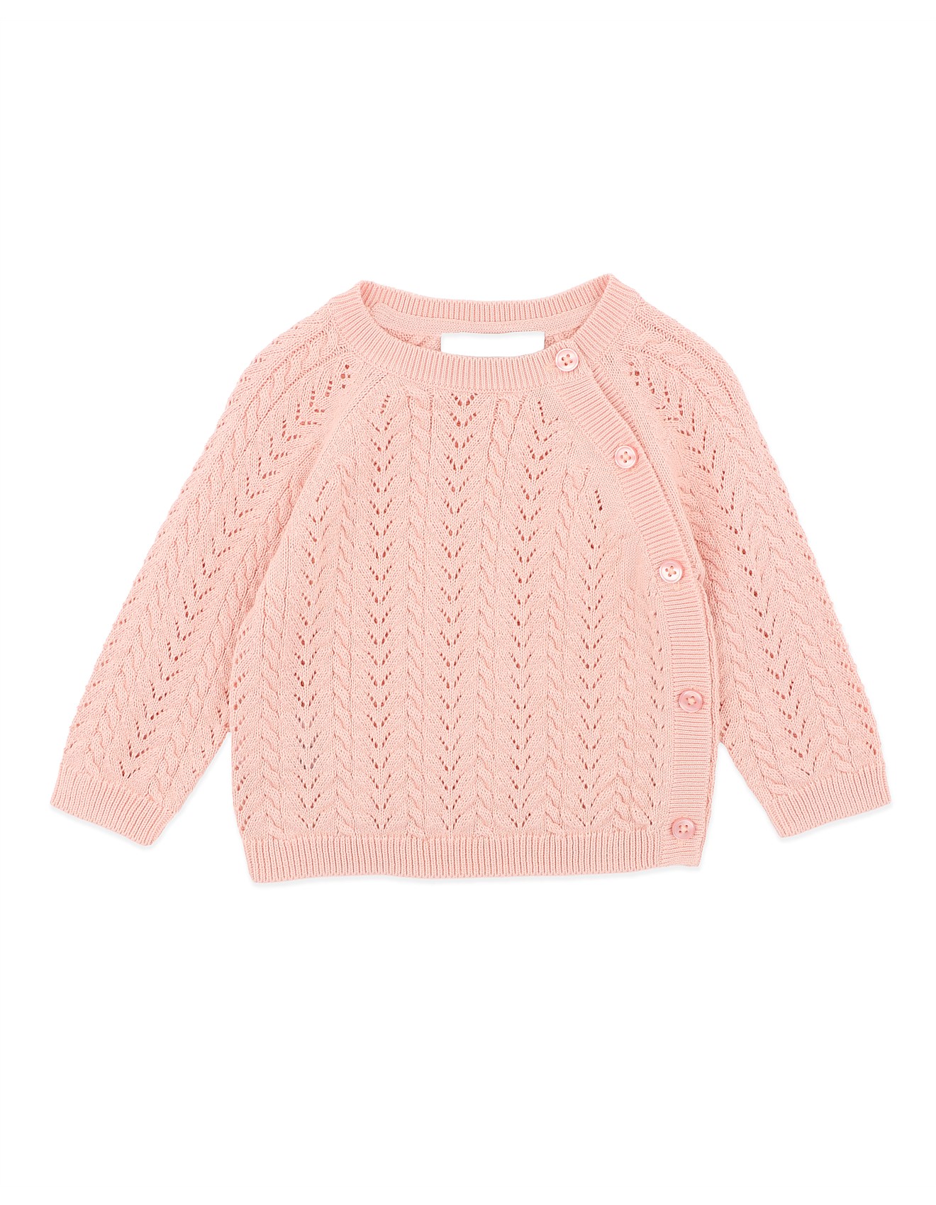 Bebe Gemma Organic Pointelle Knitted Jumper Bebe Gemma Organic Pointelle Knitted Jumper