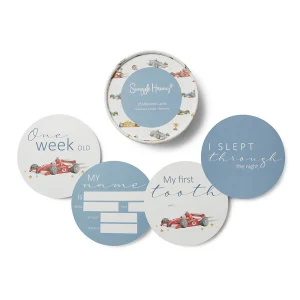 Snuggle Hunny Kids Little Racers & Indigo Reversible Milestone Cards