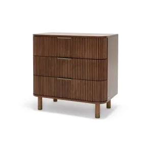Babyrest Juno Chest 3 Drawer Walnut