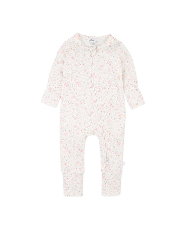 Bebe Fay Print Long Sleeve Zipsuit Bebe Fay Print Long Sleeve Zipsuit