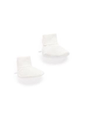 Purebaby Booties Vanilla Purebaby Booties Vanilla