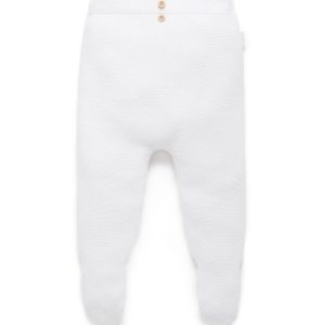 Purebaby Textured Leggings White