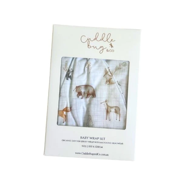 Cuddle Bug & Co Baby Wrap Set Woodland Cuddle Bug & Co Baby Wrap Set Woodland - Image 2