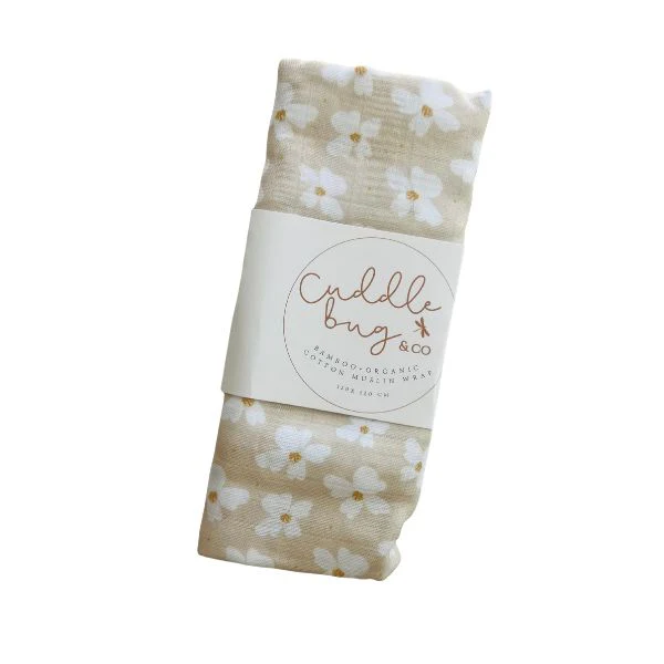 Cuddle Bug & Co Bamboo Muslin Wrap Lottie Cuddle Bug & Co Bamboo Muslin Wrap Lottie