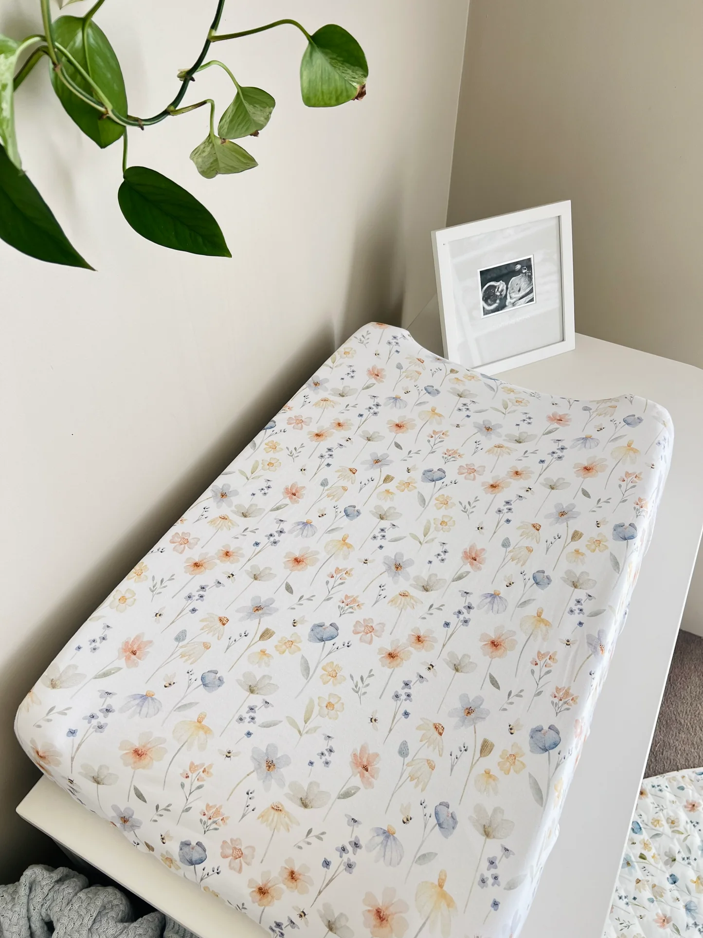 Cuddle Bug & Co Organic Co-Sleeper Sheet Meadow1 Cuddle Bug & Co Organic Co-Sleeper Sheet Meadow - Image 2
