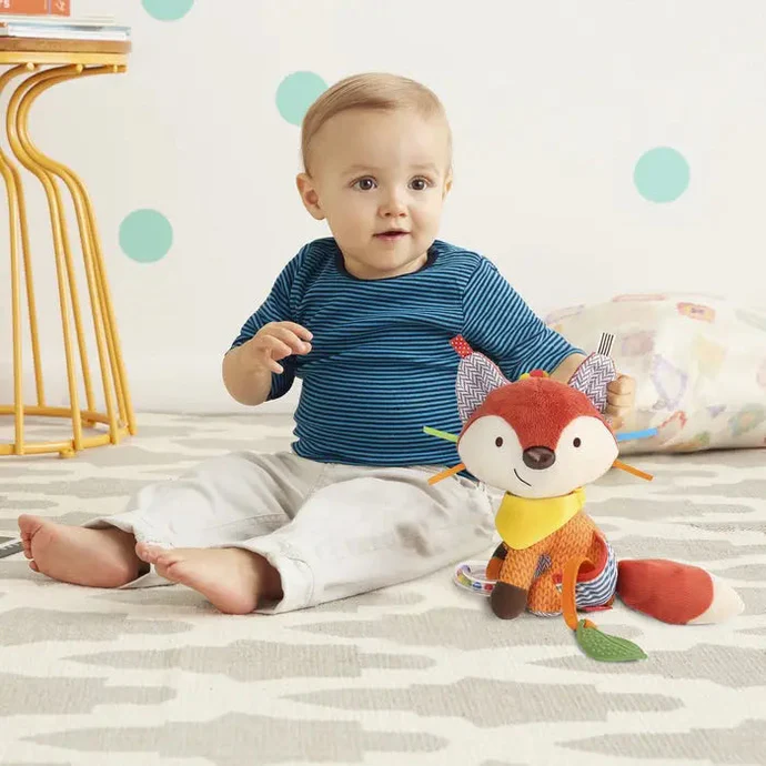 Skip Hop Bandana Buddy Activity Toy Fox1 Skip Hop Bandana Buddy Activity Toy Fox - Image 2
