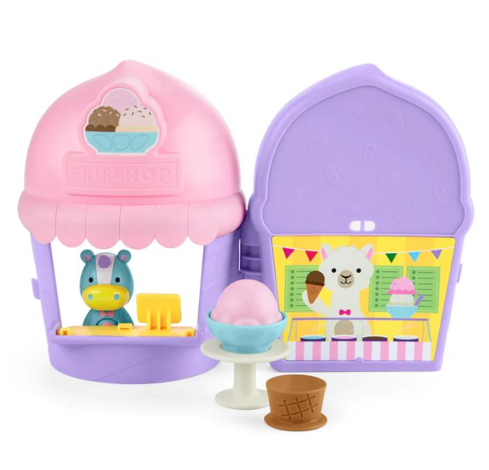 Skip Hop Zoo Ice Cream Shoppe Playset Unicorn Skip Hop Zoo Ice Cream Shoppe Playset Unicorn