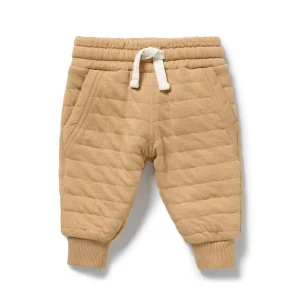 Wilson & Frenchy Honey Fawn Organic Quilted Sweat Pants