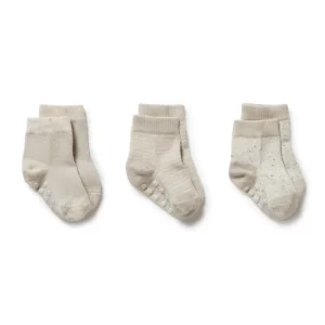 Wilson & Frenchy Socks 3pk Clay