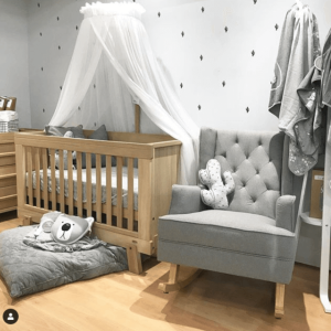 Babyroad grey nursery.