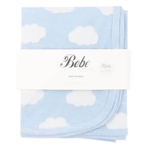 Bebe Blue Cloud Jacquard Bunny Rug