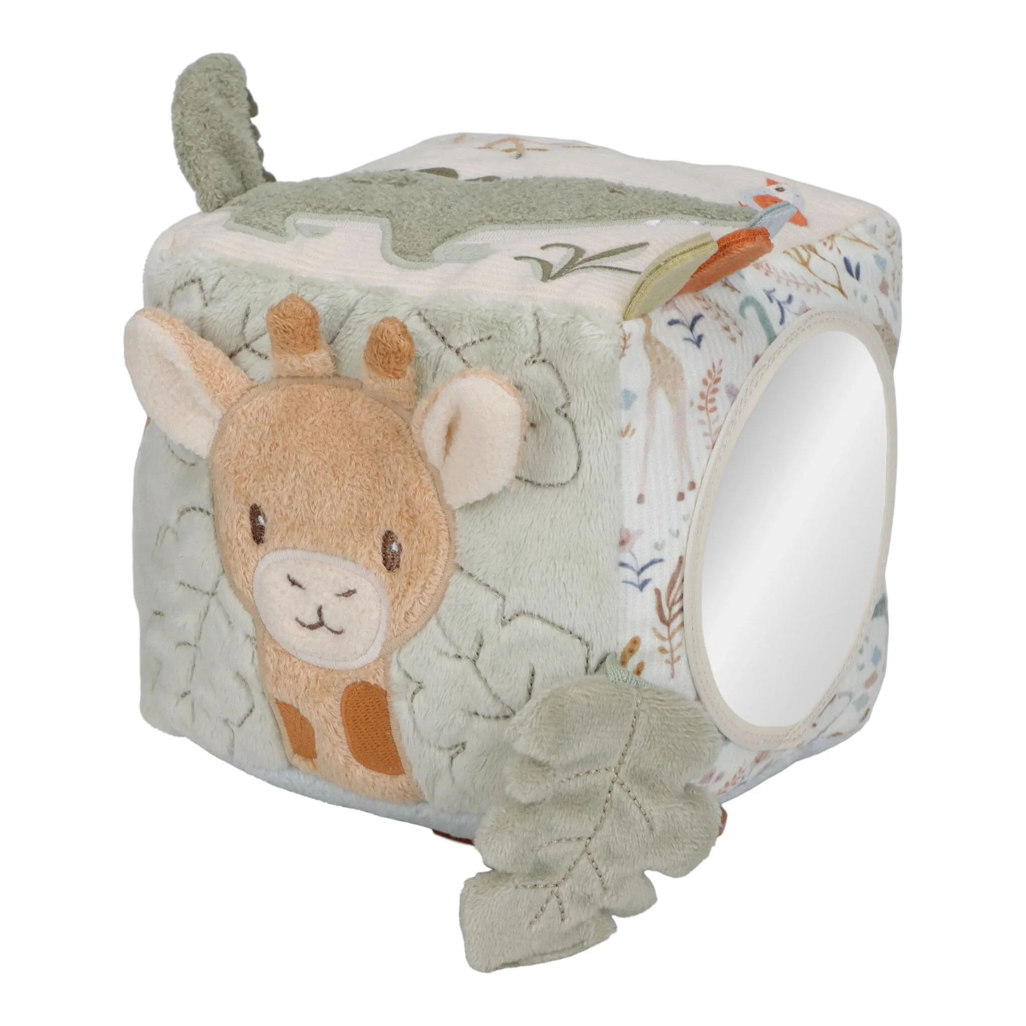 Little Dutch Safari Friends Soft Activity Cube1 Little Dutch Safari Friends Soft Activity Cube - Image 2