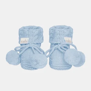 Toshi Organic Booties Yummy Bluebell