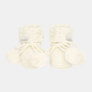Toshi Organic Booties Yummy Cream