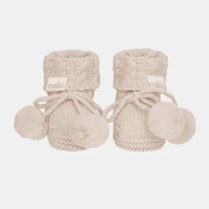 Toshi Organic Booties Yummy Oatmeal