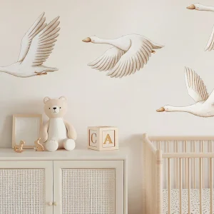 Ginger Monkey Flying Geese Wall Decals
