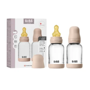 BIBS Glass Bottle Complete Set 2 Pack 120ml Latex
