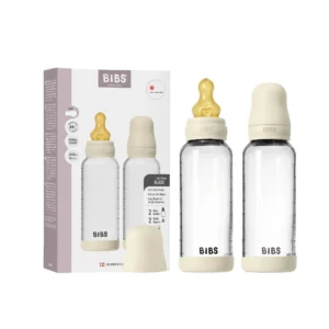 BIBS Glass Bottle Complete Set 2 Pack 240ml Latex