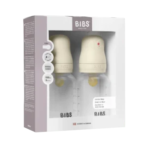 BIBS Plastic Bottle Complete Set 2 Pack 150ml Latex