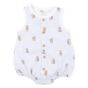 Bebe Brady Stripe Organic Button Up Bodysuit Bebe Brady Stripe Organic Button Up Bodysuit