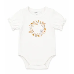 Bebe Taylor Organic Floral Koala Bodysuit Bebe Taylor Organic Floral Koala Bodysuit