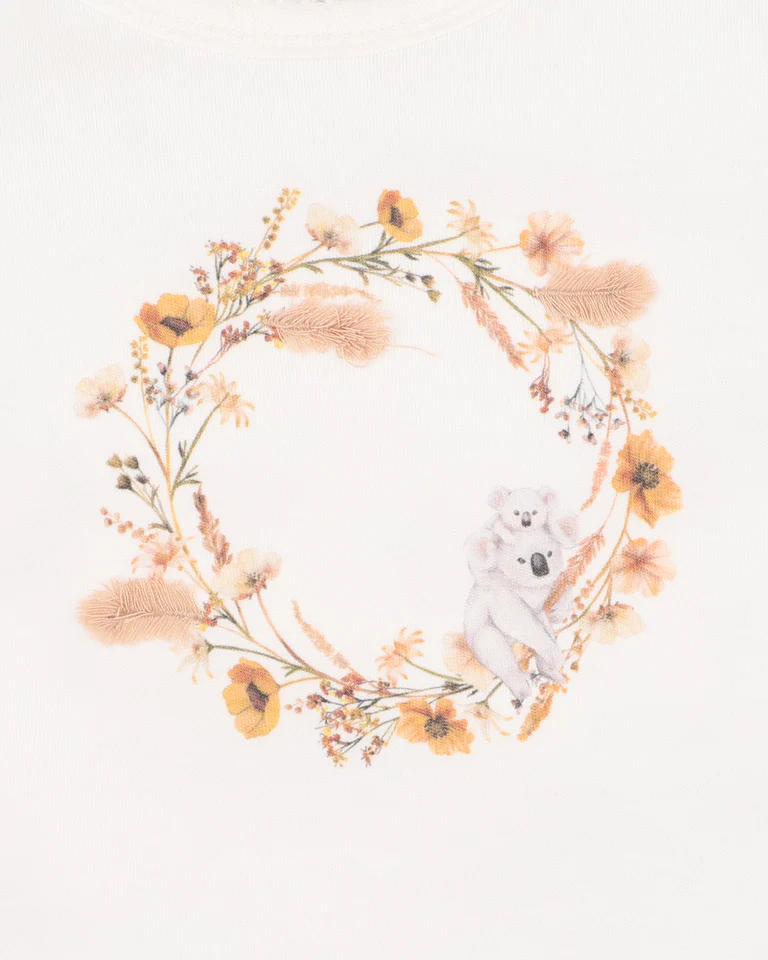 Bebe Taylor Organic Floral Koala Bodysuit1 Bebe Taylor Organic Floral Koala Bodysuit - Image 2