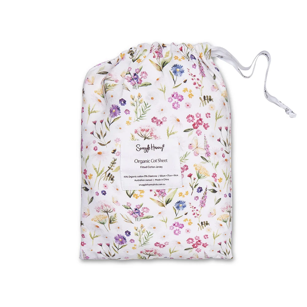 Snuggle Hunny Gracie Organic Fitted Cot Sheet Snuggle Hunny Gracie Organic Fitted Cot Sheet
