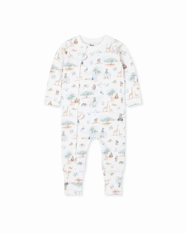 Bebe Brady Organic LS Zipsuit Bebe Brady Organic LS Zipsuit