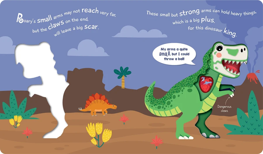 Book Chunky Look Inside - Roary the Dinosaur1 Book Chunky Look Inside - Roary the Dinosaur - Image 2