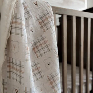 Pop Ya Tot Old Sport Lined Cot Blanket Pop Ya Tot Old Sport Lined Cot Blanket