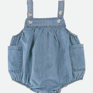 Toshi Baby Romper Bubble Denim Toshi Baby Romper Bubble Denim