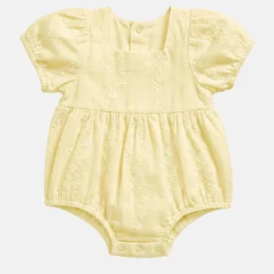 Toshi Baby Romper Florence Lemon