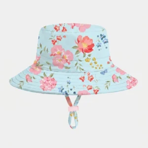 Toshi Swim Sunhat Twinkle Aqua Garden Toshi Swim Sunhat Twinkle Aqua Garden