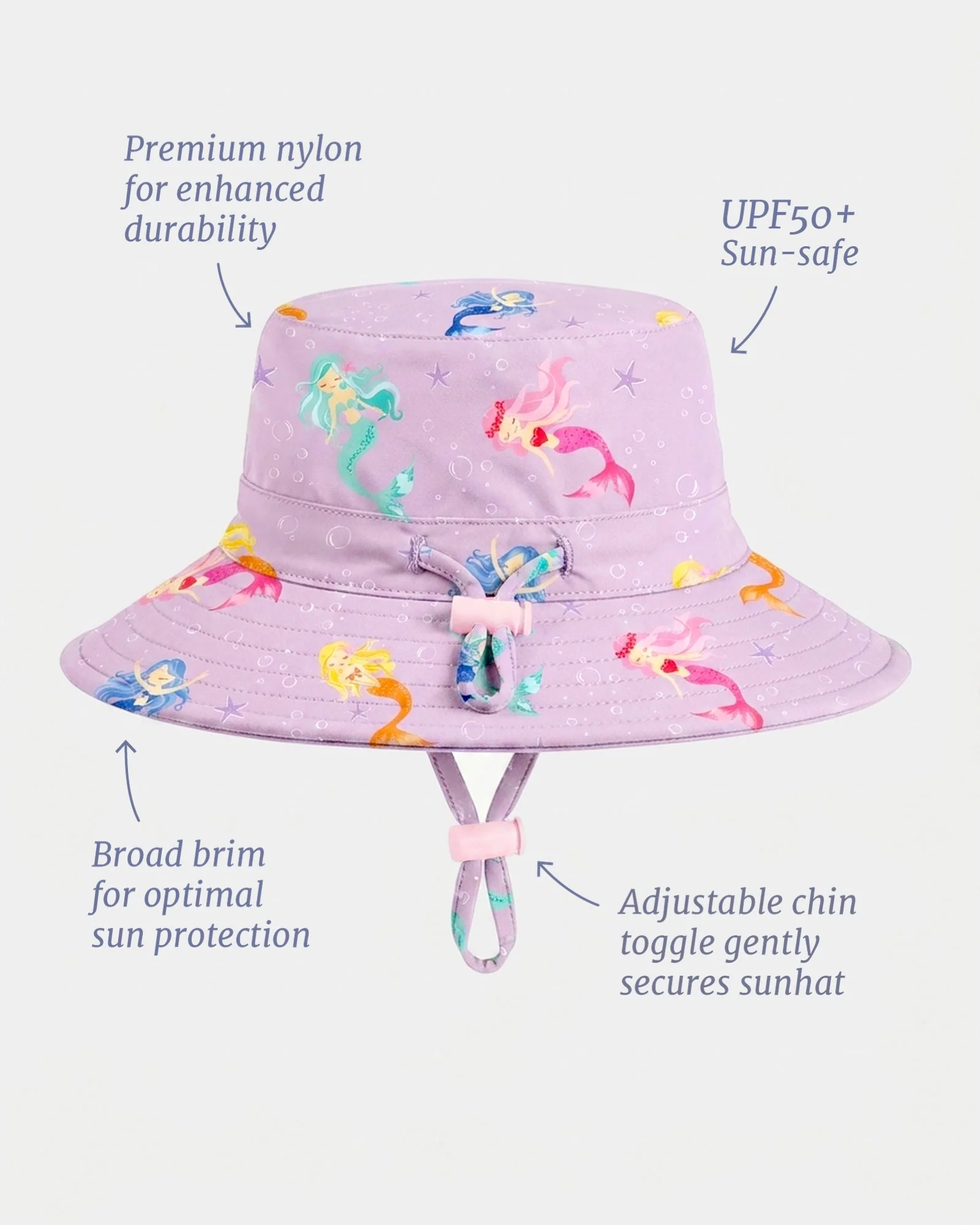 Toshi Swim Sunhat Twinkle Princess Mermaid 1 Toshi Swim Sunhat Twinkle Princess Mermaid - Image 2