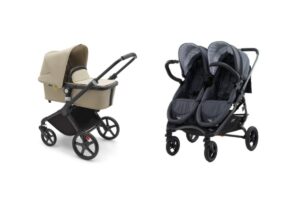 Single and double pram models available at Babyroad, Perth.
