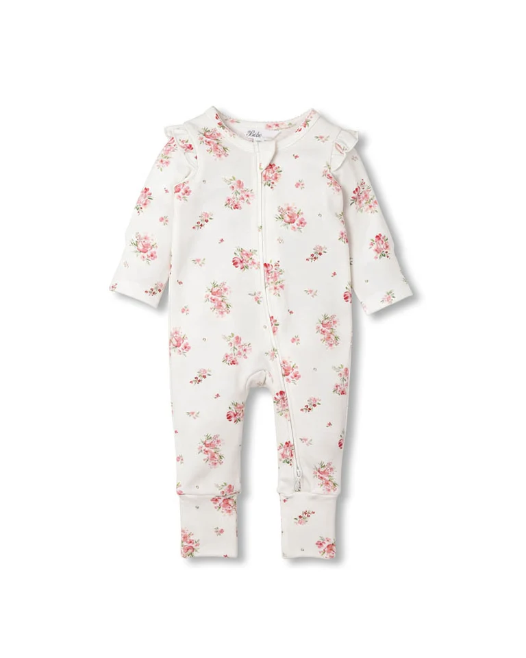 Bebe Chelsea Organic Long Sleeve Zip Suit Bebe Chelsea Organic Long Sleeve Zip Suit