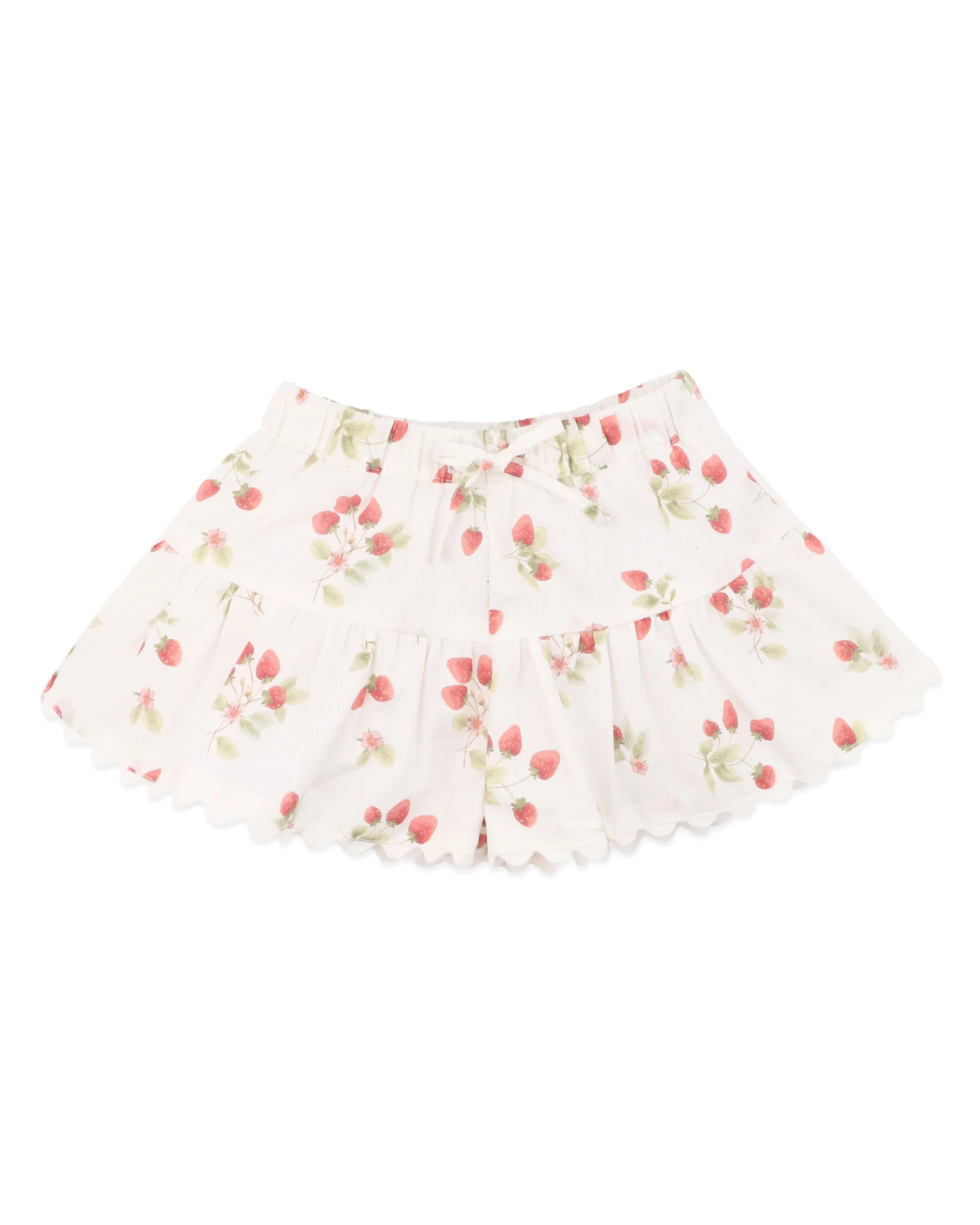 Bebe Poppy Strawberry Print Shorts Bebe Poppy Strawberry Print Shorts