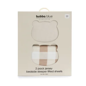 Bubba Blue Sundae 2pk Jersey Co Sleeper Bedside Sleeper Fitted Sheets Chestnut Bubba Blue Sundae 2pk Jersey Co Sleeper Bedside Sleeper Fitted Sheets Chestnut