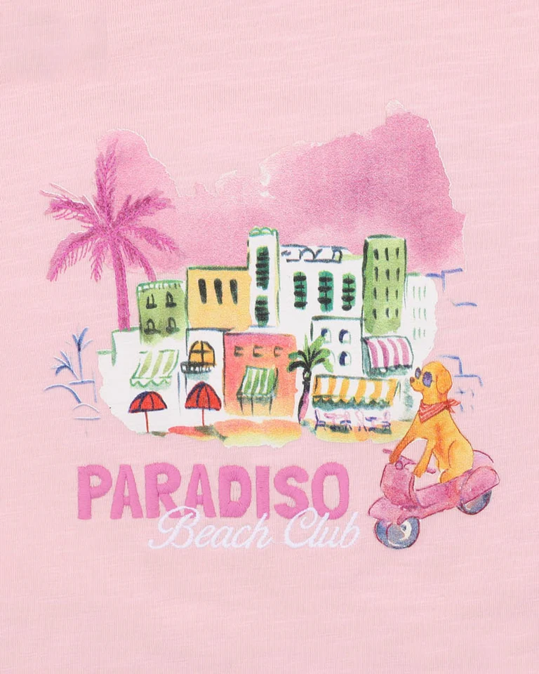 Fox & Finch Paradiso Beach Club Organic Tee 2 Fox & Finch Paradiso Beach Club Organic Tee - Image 3