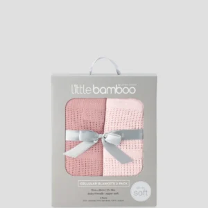 Little Bamboo Baby Cellular Blanket 2Pk Dusty Rose Little Bamboo Baby Cellular Blanket 2Pk Dusty Rose