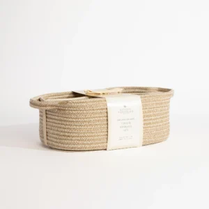 Living Textiles 3 Pc Cotton Rope Storage Set Natural