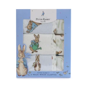 Peter Rabbit & Benjamin Bunny 3pk Face Washers