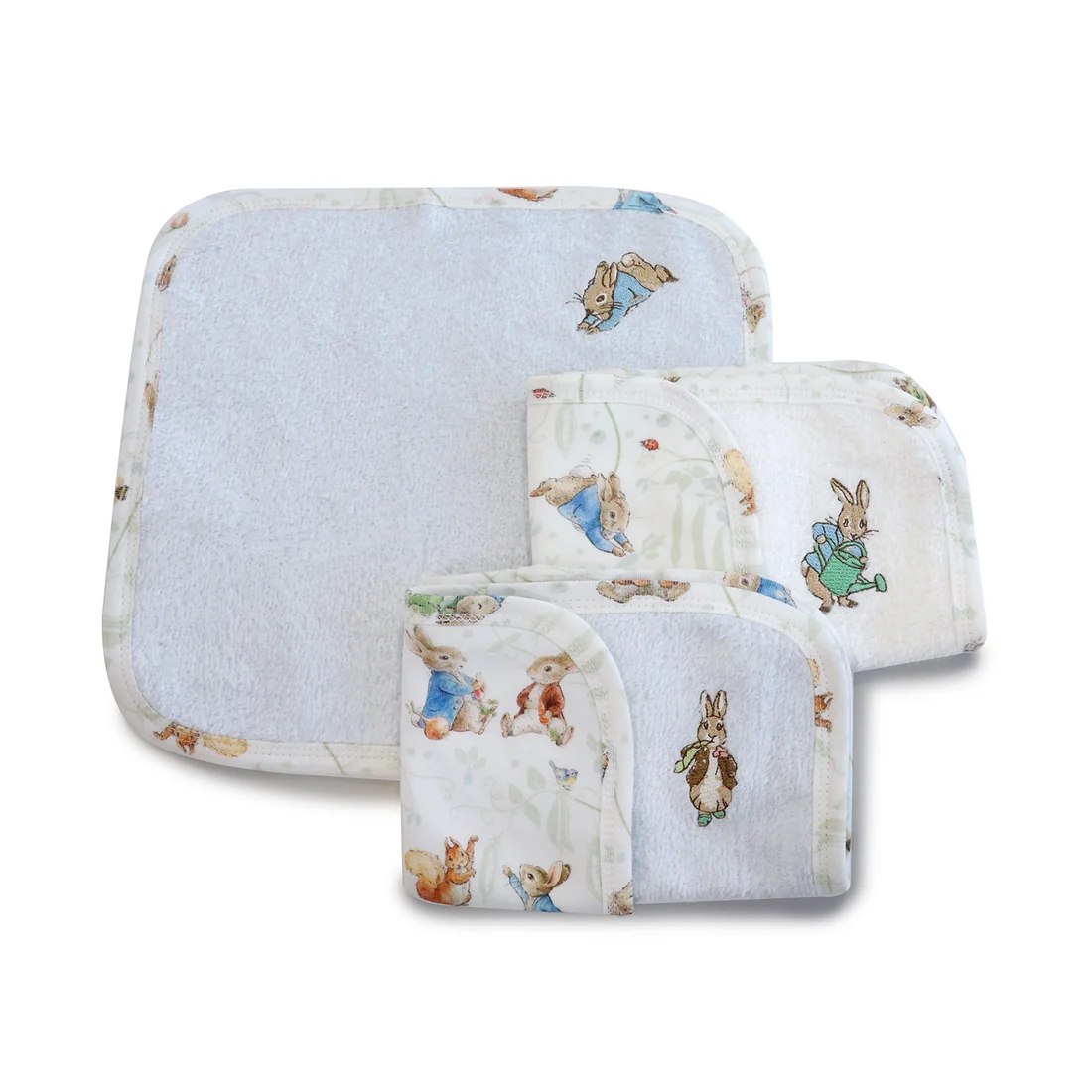 Peter Rabbit & Benjamin Bunny 3pk Face Washers2 Peter Rabbit & Benjamin Bunny 3pk Face Washers - Image 3