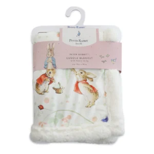 Peter Rabbit Flopsy Mopsy & Cottontail Cuddle Blanket