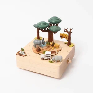 Wooderful African Safari Music Box